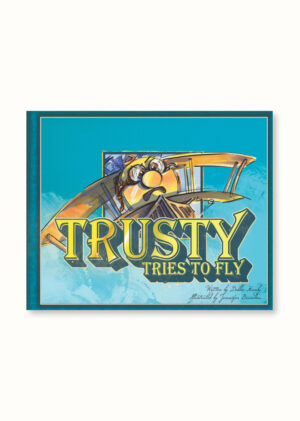 Illustrated Trusty Tries to Fly